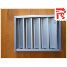Perfil de liga de alumínio / alumínio para instalação de janela e parede cortina (RAL-593)